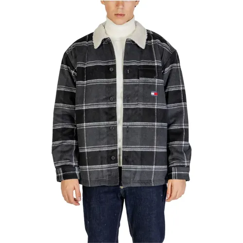 Sherpa Jacke Herren Herbst/Winter Kollektion , Herren, Größe: XL - Tommy Jeans - Modalova