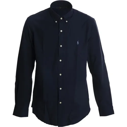Slim Navy Formal Shirt , male, Sizes: S - Ralph Lauren - Modalova