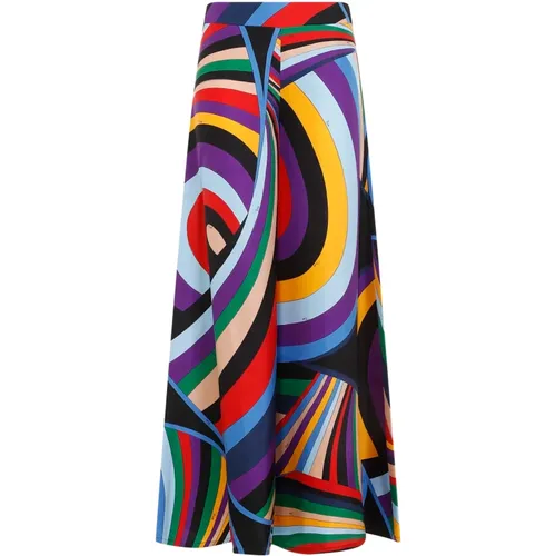 Multicolour Trousers for Women Aw24 , female, Sizes: XS, 2XS - EMILIO PUCCI - Modalova