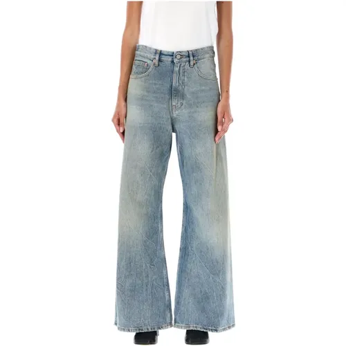 Blaue Sand Aw23 Wide-Leg Jeans - MM6 Maison Margiela - Modalova