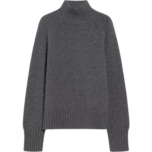 High Neck Wool and Cashmere Sweater , female, Sizes: M - Max Mara - Modalova