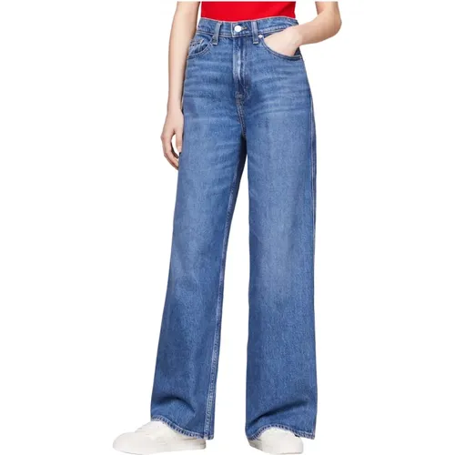 Hohe WD Claire Jeans , Damen, Größe: W26 - Tommy Jeans - Modalova