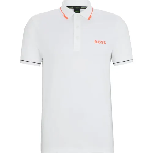 Slim Fit Polo Shirt , Herren, Größe: S - Boss - Modalova