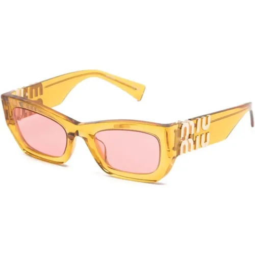 Sonnenbrille für den täglichen Gebrauch , Damen, Größe: 53 MM - Miu Miu - Modalova