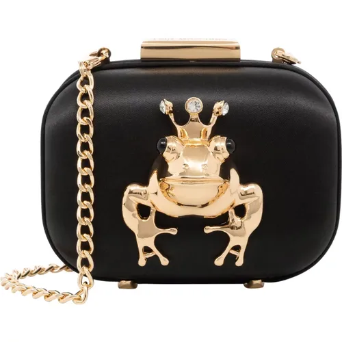 Frog Clutch with Detachable Strap , female, Sizes: ONE SIZE - Love Moschino - Modalova