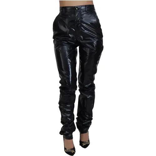 Leather Trousers Dolce & Gabbana - Dolce & Gabbana - Modalova