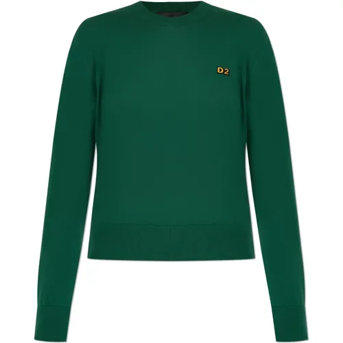 Pullover mit Logo , Damen, Größe: M - Dsquared2 - Modalova