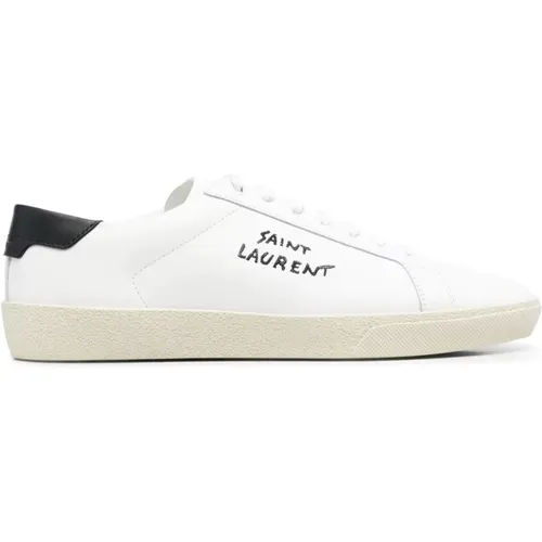 Sneakers with Swen Inscription , male, Sizes: 5 1/2 UK, 6 1/2 UK - Saint Laurent - Modalova