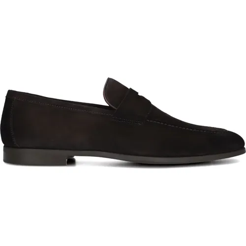 Herren Slip-Ons Braun Wildlederschuhe , Herren, Größe: 39 EU - Magnanni - Modalova