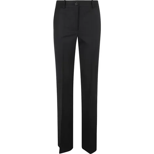 Wool Blend Slim-Fit Trousers , female, Sizes: XL, L, M, S, XS - P.a.r.o.s.h. - Modalova