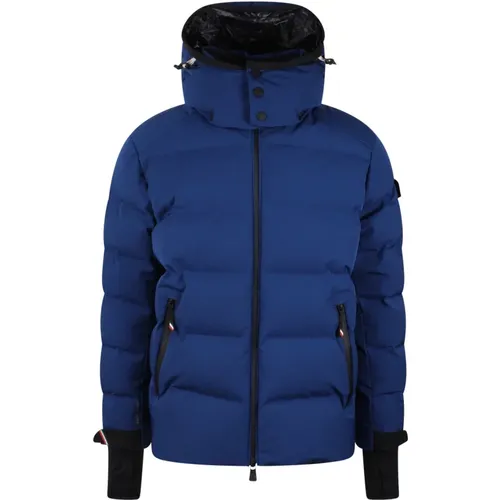 Quilted Stretch Nylon Down Jacket , male, Sizes: S - Moncler - Modalova