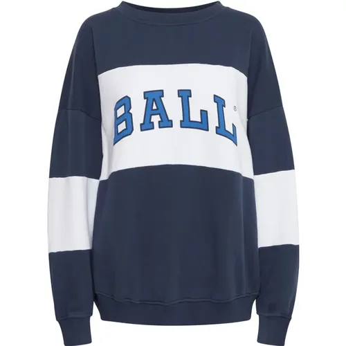 Sporty Barobinson Sweatshirt Black Iris - Ball - Modalova