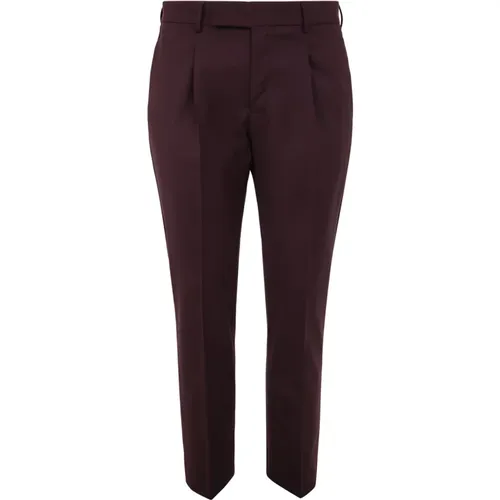 ONE Pleat Trousers With IN Seam Pockets , male, Sizes: XL, 2XL, 3XL - Pt01 - Modalova