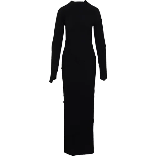 Spiral Maxi Dress Aw23 , female, Sizes: S, XS - Balenciaga - Modalova