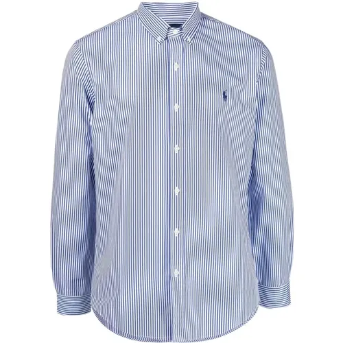 Pinstriped Button-Down Shirt , male, Sizes: 2XL, M - Ralph Lauren - Modalova