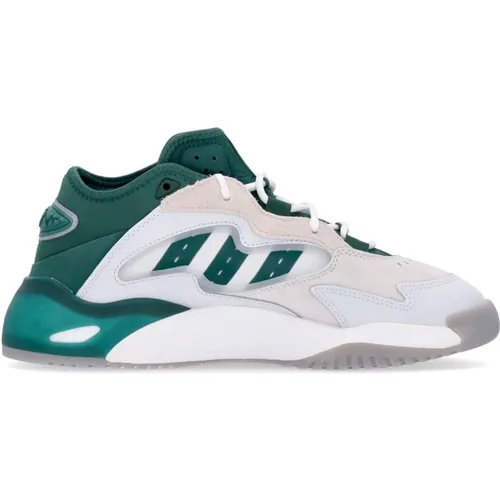 Streetball II Sneaker Cloud White/Dark Green , Herren, Größe: 45 1/3 EU - Adidas - Modalova