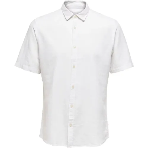 Short Sleeve Shirts , Herren, Größe: XL - Only & Sons - Modalova