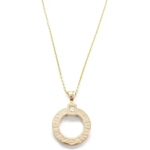 Pre-owned Rose Gold necklaces , female, Sizes: ONE SIZE - Bvlgari Vintage - Modalova