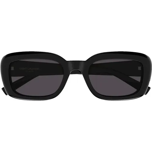 Square Acetate Women Sunglasses in , female, Sizes: 53 MM - Saint Laurent - Modalova