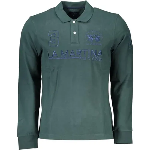 Embroidered Long-Sleeved Polo Shirt , male, Sizes: M, L, 3XL, 2XL, XL - LA MARTINA - Modalova