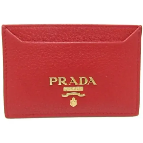 Pre-owned Leather wallets , female, Sizes: ONE SIZE - Prada Vintage - Modalova