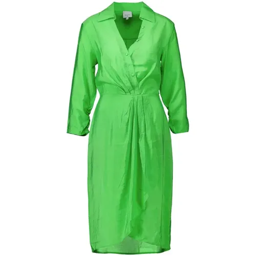 Midi Dress Blouse Style , female, Sizes: S, L, XS - Dante 6 - Modalova