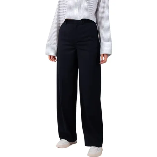 Navy Desk Pants , female, Sizes: W25 L32 - drykorn - Modalova