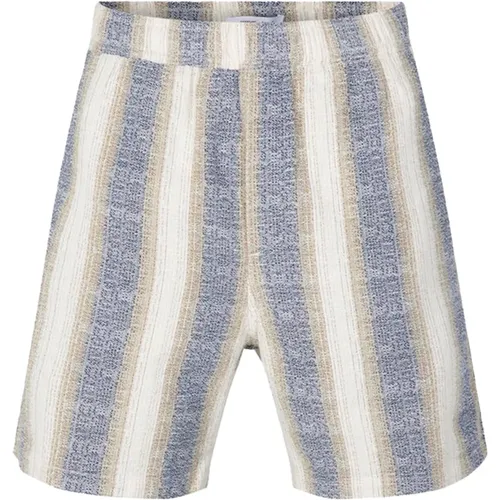 Cotton Regular Fit High Waist Shorts , male, Sizes: XL, L, S, M - Samsøe Samsøe - Modalova