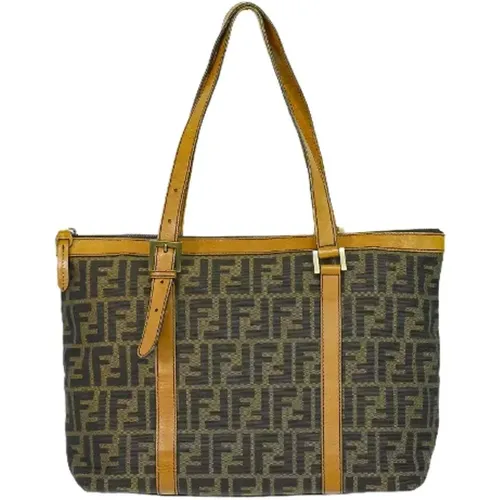 Pre-owned Canvas shoulder-bags , female, Sizes: ONE SIZE - Fendi Vintage - Modalova