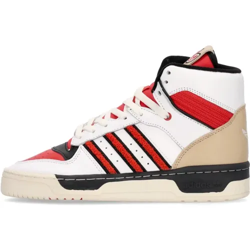 High Top Sneakers - Weiß/Rot/Schwarz , Herren, Größe: 44 EU - Adidas - Modalova