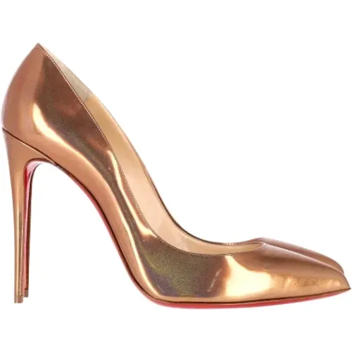 Pre-owned Leather heels , female, Sizes: 7 UK - Christian Louboutin Pre-owned - Modalova