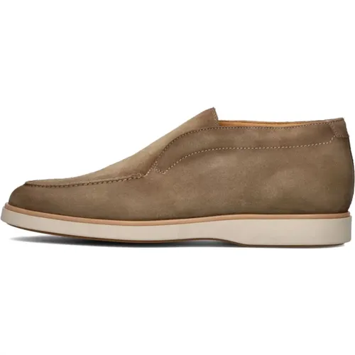 Taupe Wildleder Slip-On Schuhe - Magnanni - Modalova