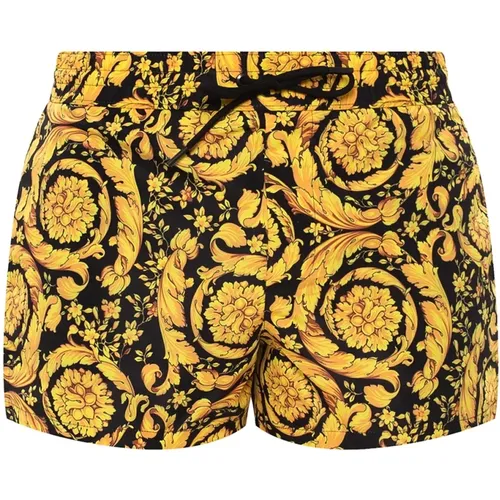 Barocco-bedruckte Badehose , Herren, Größe: S - Versace - Modalova