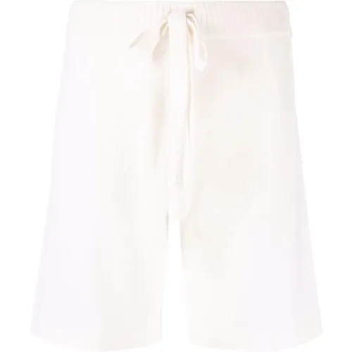 Elegante Weiße Cashmere Shorts , Damen, Größe: L - P.A.R.O.S.H. - Modalova