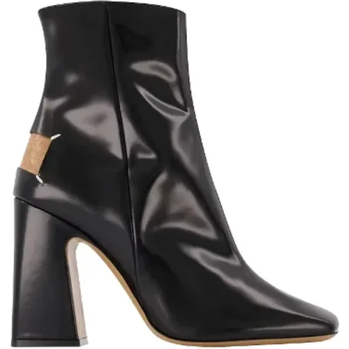Leather Slip-On Boots , female, Sizes: 3 UK - Maison Margiela - Modalova