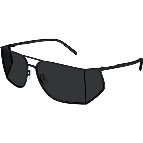 Grey Sunglasses SL 750 , male, Sizes: 69 MM - Saint Laurent - Modalova