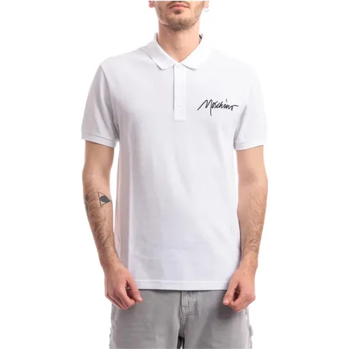 Polo-Shirt aus Baumwoll-Piquet , Herren, Größe: XL - Moschino - Modalova