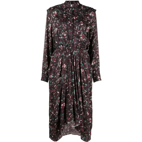 Okeleya Floral Midi Dress , female, Sizes: S, 2XS, XS, M - Isabel marant - Modalova