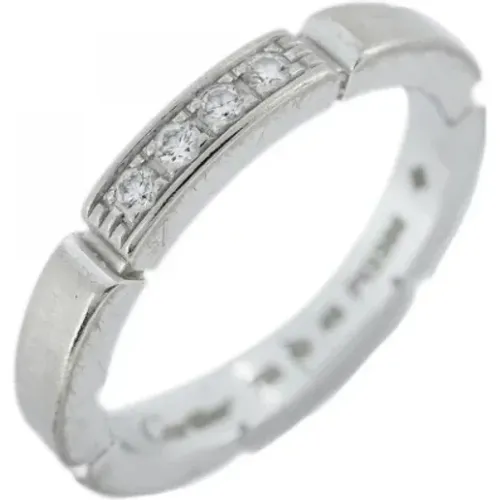 Pre-owned White Gold rings , female, Sizes: ONE SIZE - Cartier Vintage - Modalova