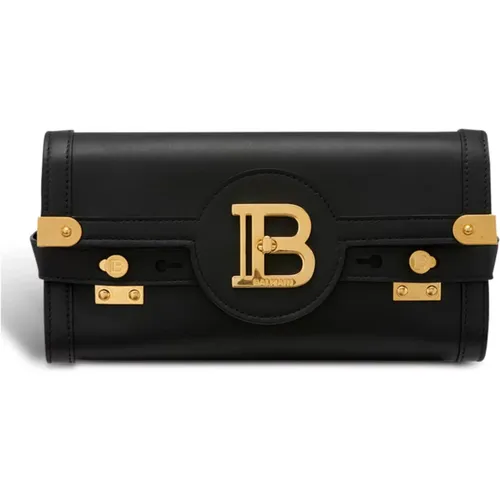 B-Buzz Pouch 23 Leder Clutch - Balmain - Modalova