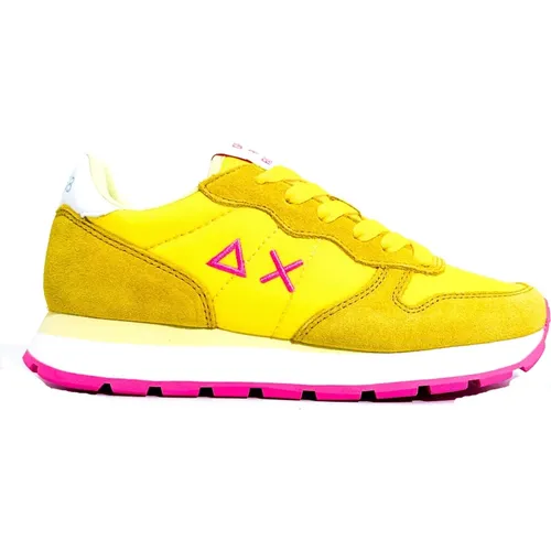 Gelbe Sneakers Ally Solid , Damen, Größe: 36 EU - Sun68 - Modalova