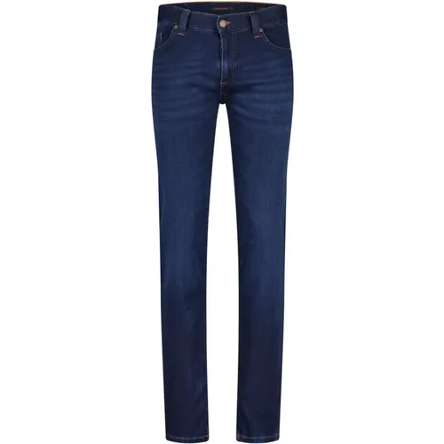 Regular-Fit 5-Pocket Jeans Pipe , Herren, Größe: W35 L32 - Alberto - Modalova