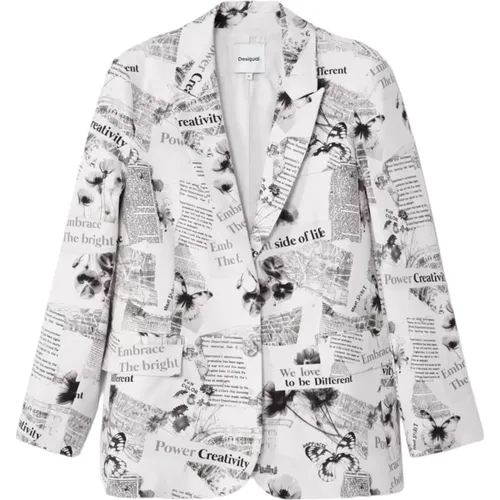 Eleganter Blazer Herbst/Winter Kollektion - Desigual - Modalova