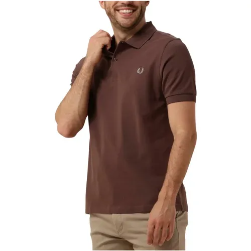 Herren Polo & T-Shirts, Das Einfache Hemd , Herren, Größe: L - Fred Perry - Modalova
