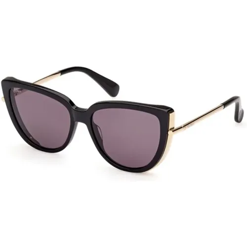 Shiny Smoke Sunglasses , unisex, Sizes: 56 MM - Max Mara - Modalova