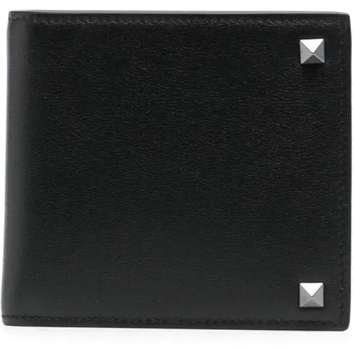 Rockstud Wallet Bi-fold , male, Sizes: ONE SIZE - Valentino Garavani - Modalova