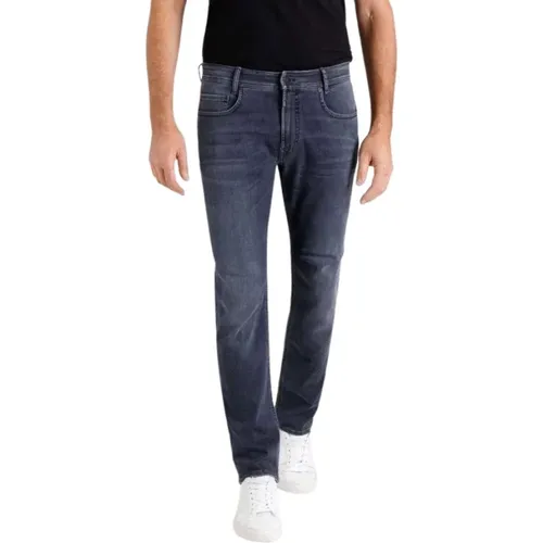 Grey Slim-Fit Jeans for Men , male, Sizes: W31, W36 - MAC - Modalova