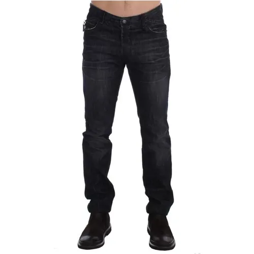 Schwarze Stretch-Denim-Jeans - Costume National - Modalova