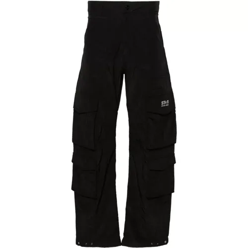 Cargo Pants Ripstop Fabric , male, Sizes: S, L - Golden Goose - Modalova