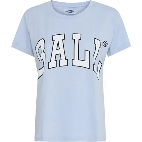 Damen T-Shirt Creamy Blue Ball - Ball - Modalova